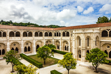 Fototapeta premium Alcobaca Medieval Roman Catholic Monastery, Portugal