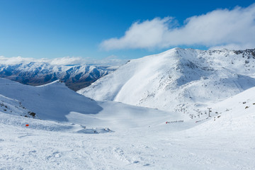 Fototapeta na wymiar The Remarkables Ski Area