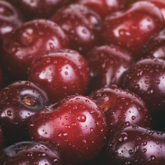 sweet big cherries background