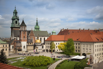 Krakow Wawel castle view