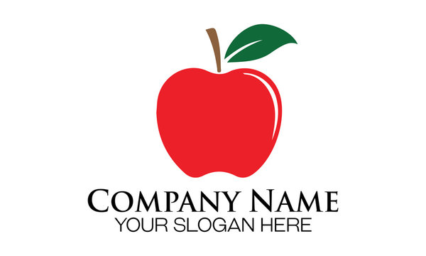 Red Apple Logo Vector