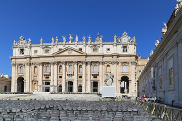 Obraz premium papal basilica of saint peter in vatican