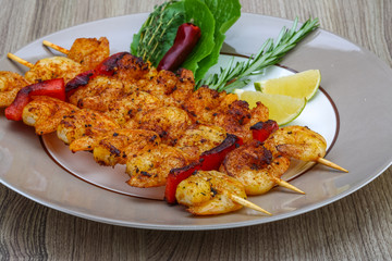 Prawn skewer