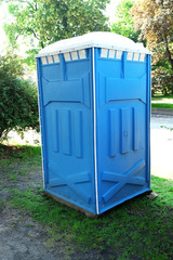 Public toilet in park