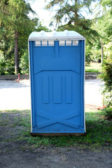 Public toilet in park