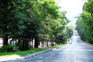 Green city street
