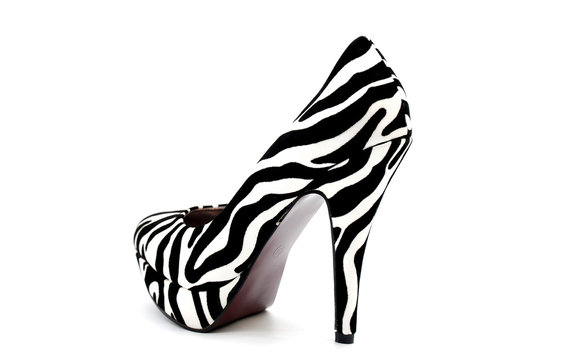 Zebra High Heels