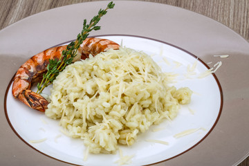 Risotto with prawn