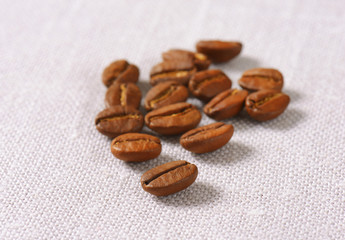Medium roasted Arabica coffee beans