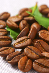 Roasted coffee beans