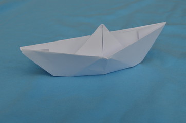 Obraz premium Papierschiff