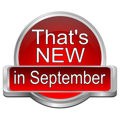 That's new in September Button