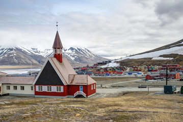 Church in Longyearbyen, Svalbard, Norway