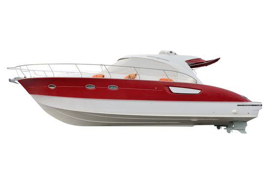 Fototapeta boat isolated on white background