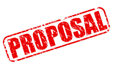 PROPOSAL red stamp text