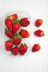 Box of strawberries