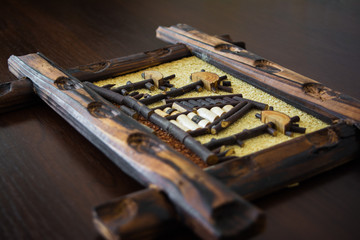 Картина из дерева.