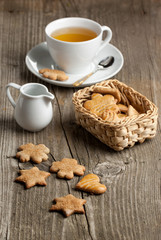 Cookies and cup of tea