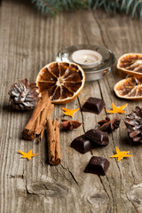 cinnamon, anise, orange and chocolate