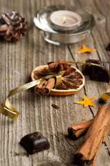 cinnamon, anise, orange and chocolate