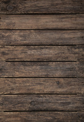 Alter Holz Hintergrund im Hochformat in der Farbe dunkelbraun.