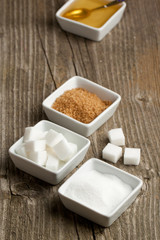 Various of sugar