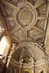 Fragment of interior the Loggia delle Benedizioni, Basilica di S