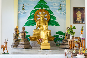 a Buddha statue