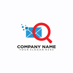 Modern Check The Mail IT Security Logo