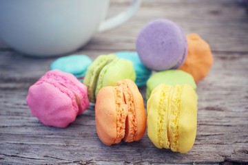 French macaroons.