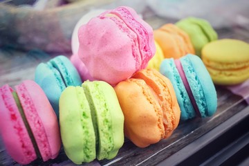French macaroons.