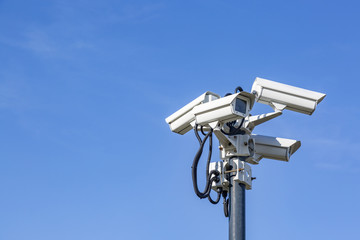 CCTV Cameras on Pole