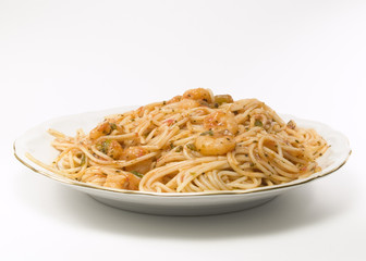 Pasta Collection - Angel hair spaghetti with shrimps