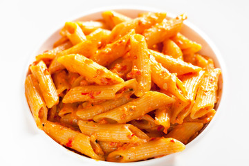 Pasta collection - Penne with cream and peppers