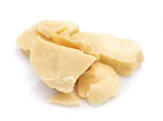 Cocoa butter isolated