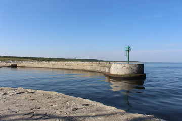 Hafeneinfahrt Ustka