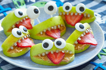 Spooky Halloween party monsters © azurita
