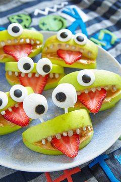 Naklejki Spooky Halloween party monsters