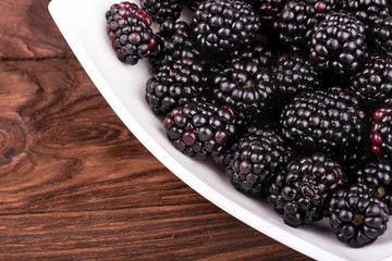 Blackberry in bowl