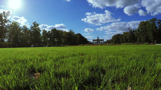 Main entrance to city park VDNH