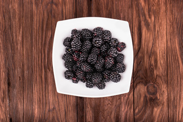 Blackberry in bowl