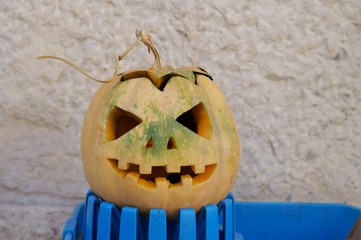 Halloween e l'emblema della zucca intagliata © Franxuc