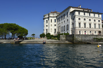 Fototapeta na wymiar Isola Bella, Palazzo Borromeo