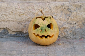 Halloween e l'emblema della zucca intagliata © Franxuc