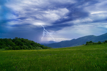 Lightning landscape