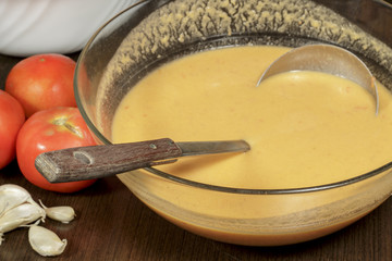 Andalusian gazpacho, one of the leading exponents of Spanish gastronomy