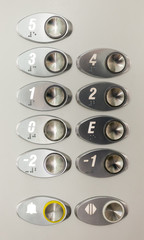 Obraz premium Elevator Buttons Panel