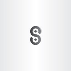 black letter s 8 number logo icon
