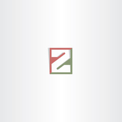letter z vector logo logotype icon