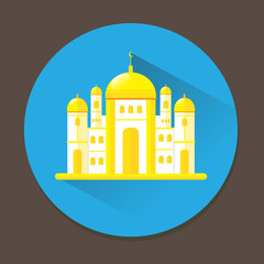 mosque flat icon